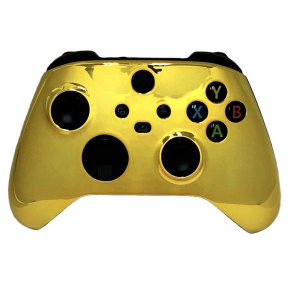 Custom Microsoft Xbox Series X / S Wireless Controller - Glossy Chrome Gold - Picture 1 of 8